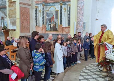 La bénédictions des enfants et des parents