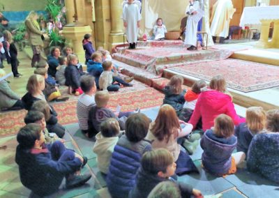 Plus de trente enfants pour cette messe