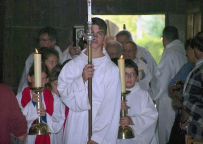 La procession d'entrée