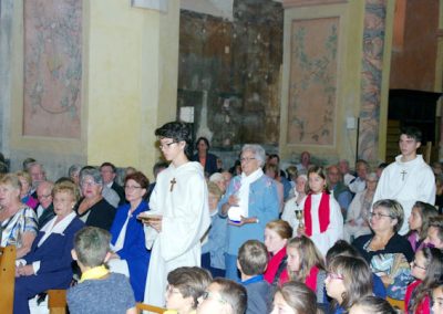 La procession des offrandes